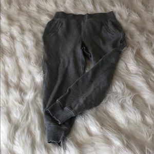 grey lululemon sweat pants size 4